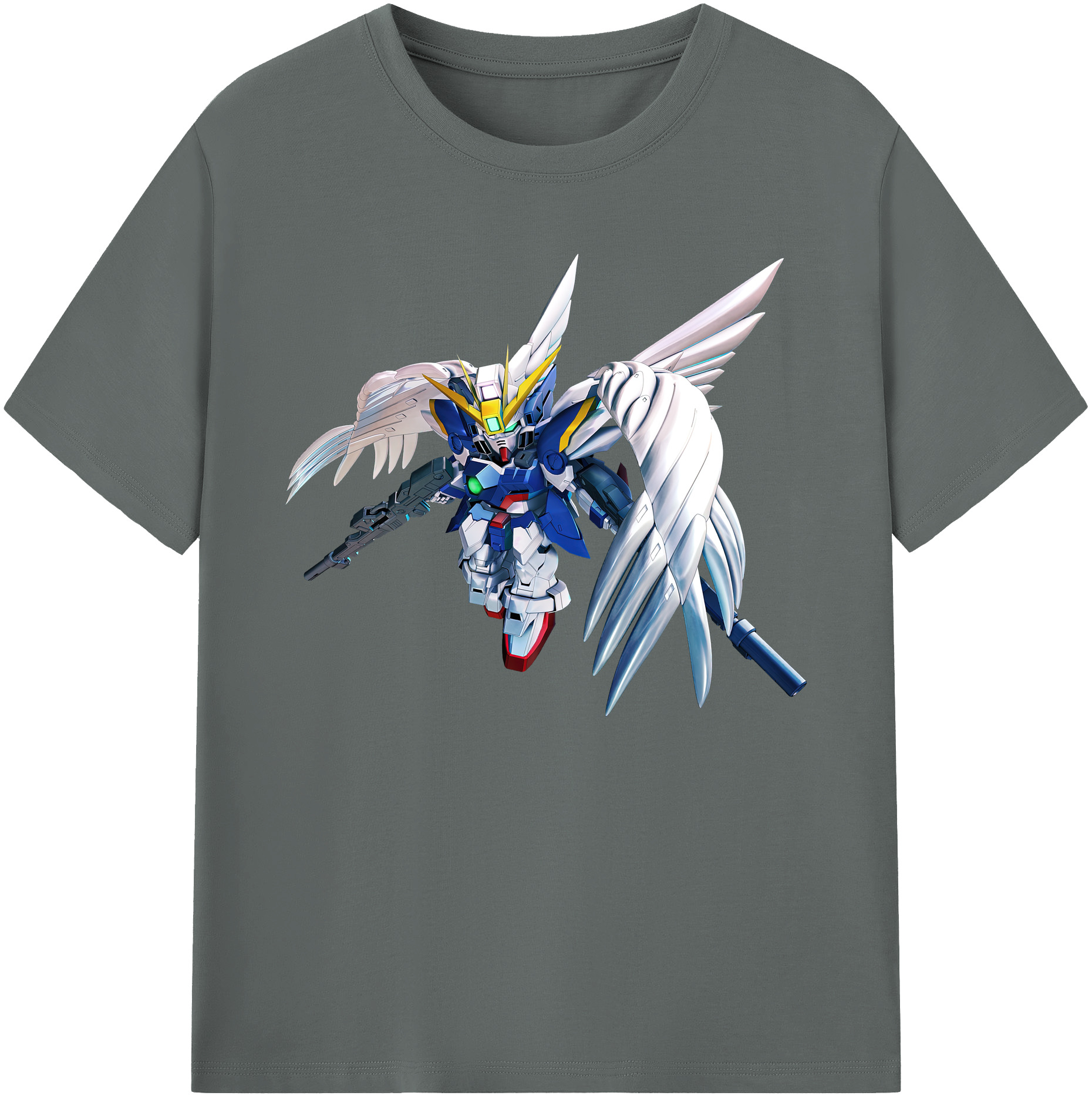 （画像用） 機動戦士ガンダム Mobile Suit Gundam 綿100％ メンズ半袖Tシャツ｜肌触りやわらか＆通気性